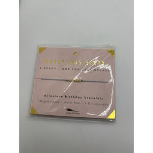 Marvelous Sixty 6 Beads One For Each Decade Milestone Bracelets